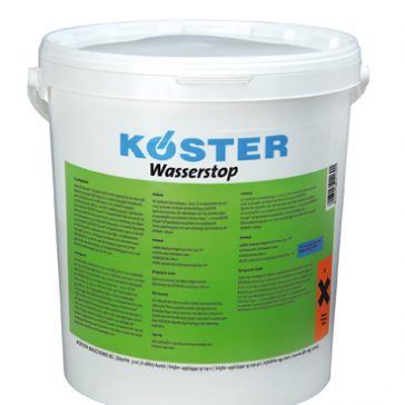 Koster Waterstop – fast curing plug and repair mortar – 15kg
